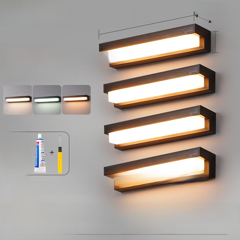 Solar Powered Waterproof Outdoor Wall Light with Motion Sensor