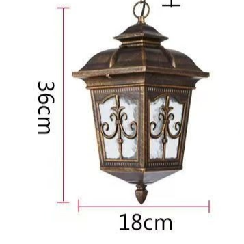 Retro Outdoor Waterproof Hanging Chandelier