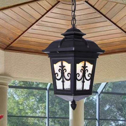 Retro Outdoor Waterproof Hanging Chandelier