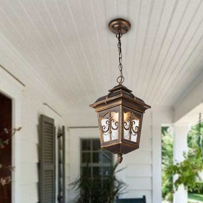 Retro Outdoor Waterproof Hanging Chandelier