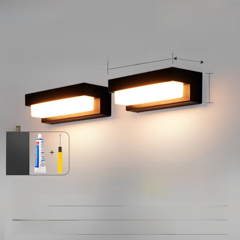 Solar Powered Waterproof Outdoor Wall Light with Motion Sensor