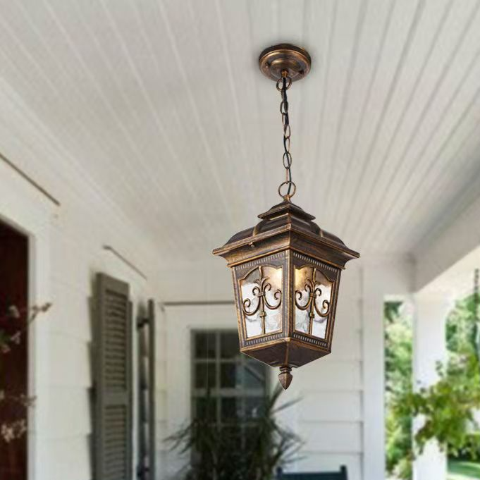 Retro Outdoor Waterproof Hanging Chandelier