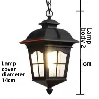 Retro Outdoor Waterproof Hanging Chandelier