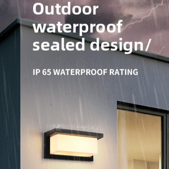 Waterproof Outdoor Wall Lamp with Motion Sensor