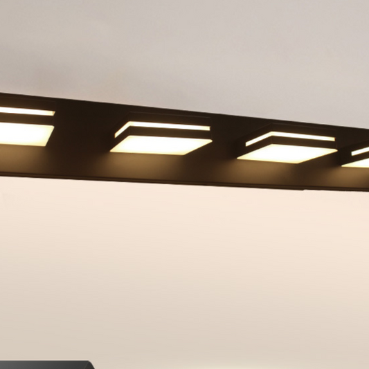 Modern Square LED Wall Lamp with Adjustable Lighting