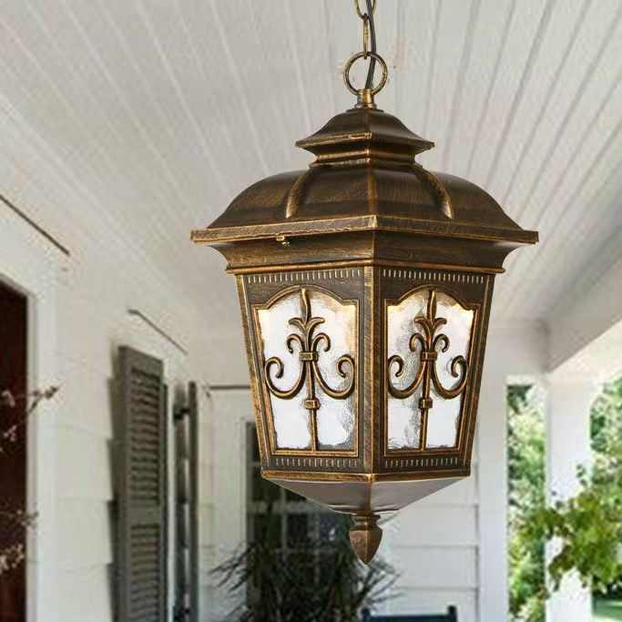 Retro Outdoor Waterproof Hanging Chandelier