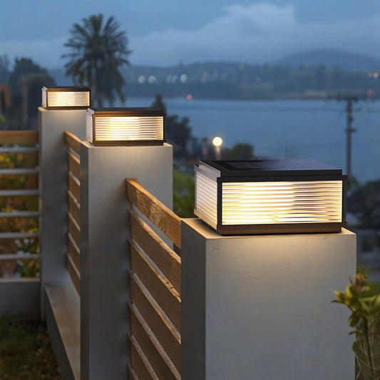 Solar Powered Outdoor Pillar Light